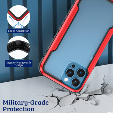 iPhone 13 Mini Compatible Case Cover With Premium Shield Shockproof Heavy Duty Armor-Iridescent